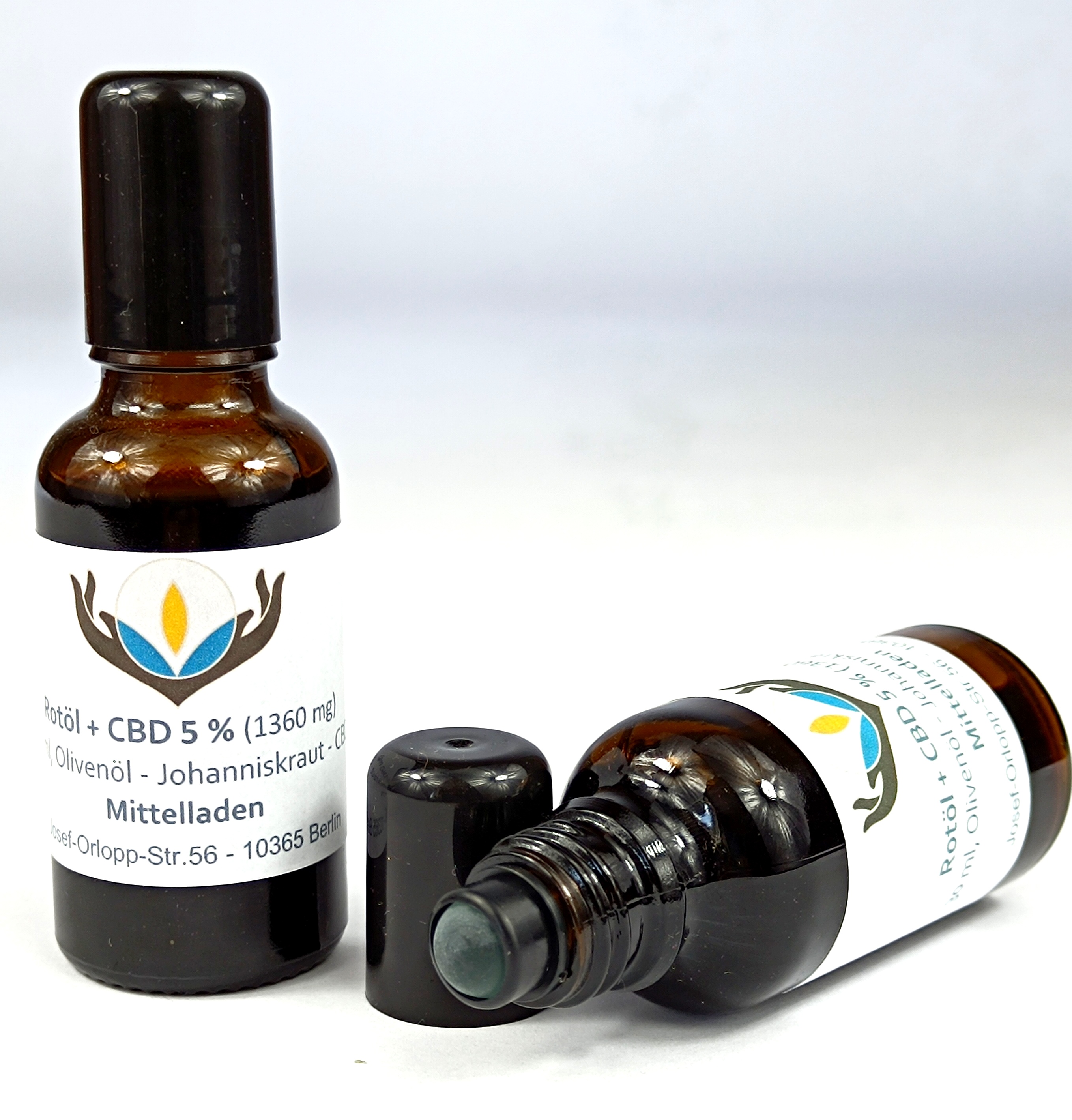 Rotöl 30ml mit 5% CBD - Roll-On